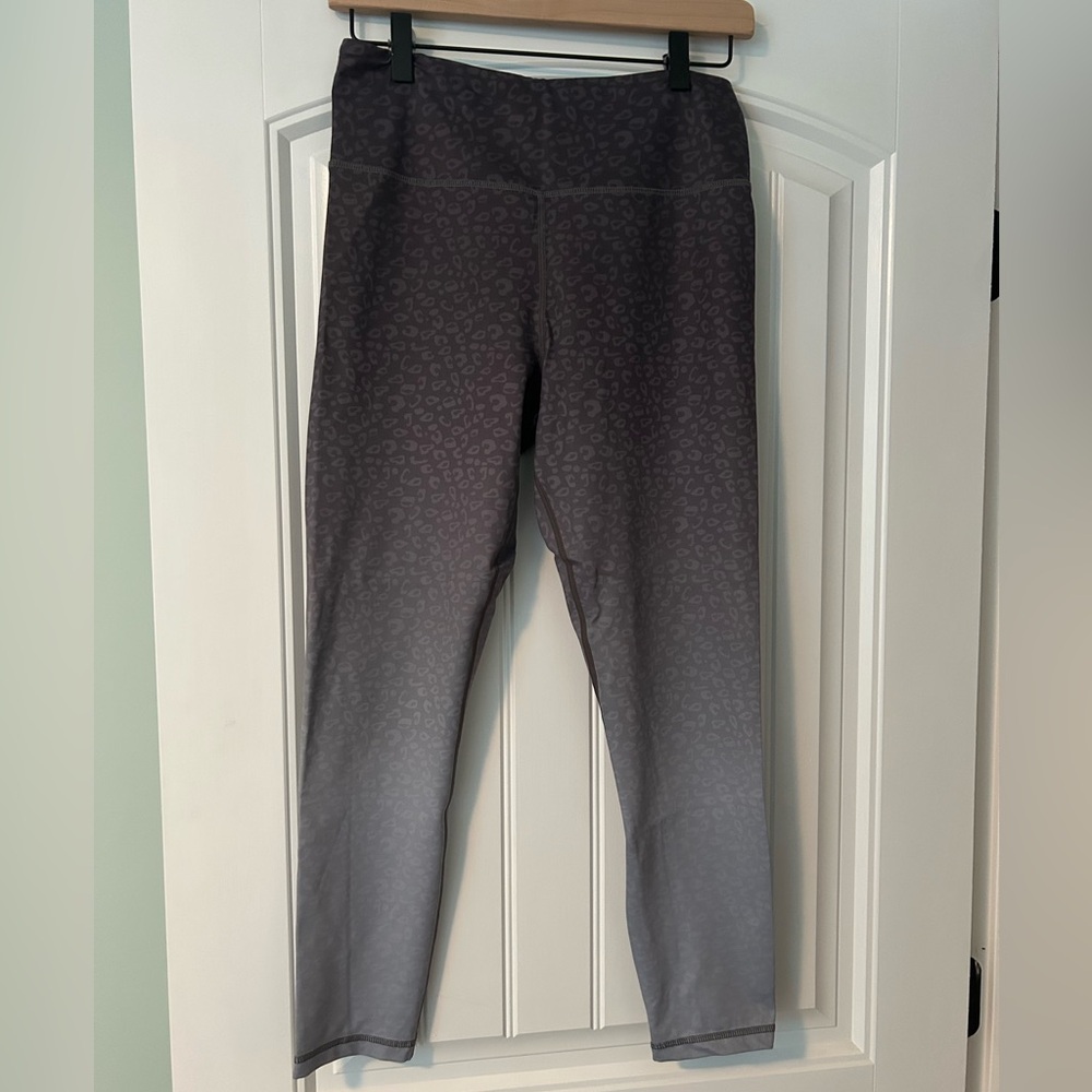 ZYIA Charcoal Leopard Print Leggings